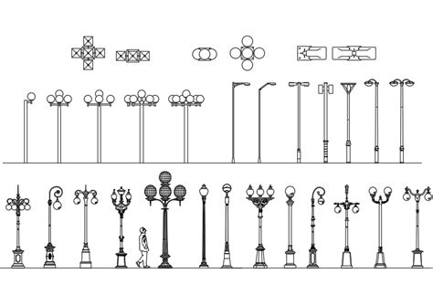 simbologia de poste de luz